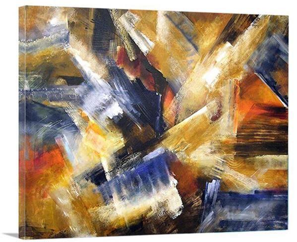 Abstract Canvas Print -"Elemental Forces"