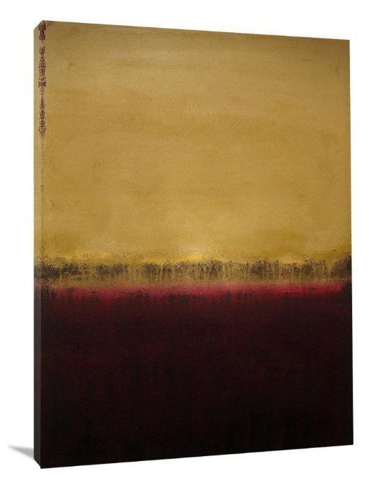 Abstract Canvas Print - "Autumn Song" - Chicago Skyline Art