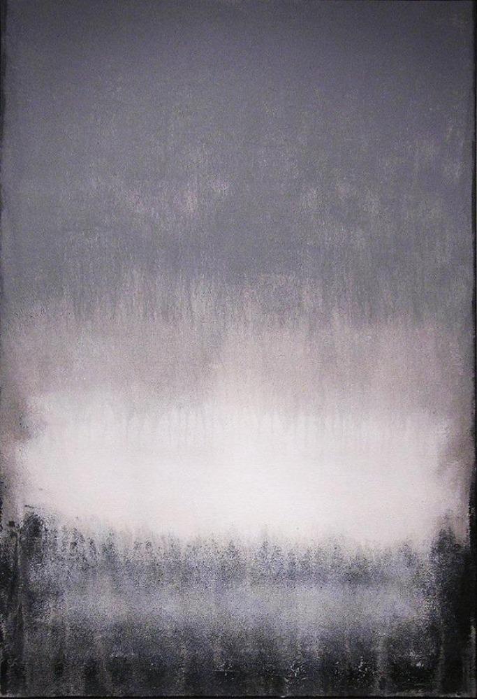 Rothko-esque painting in gray
