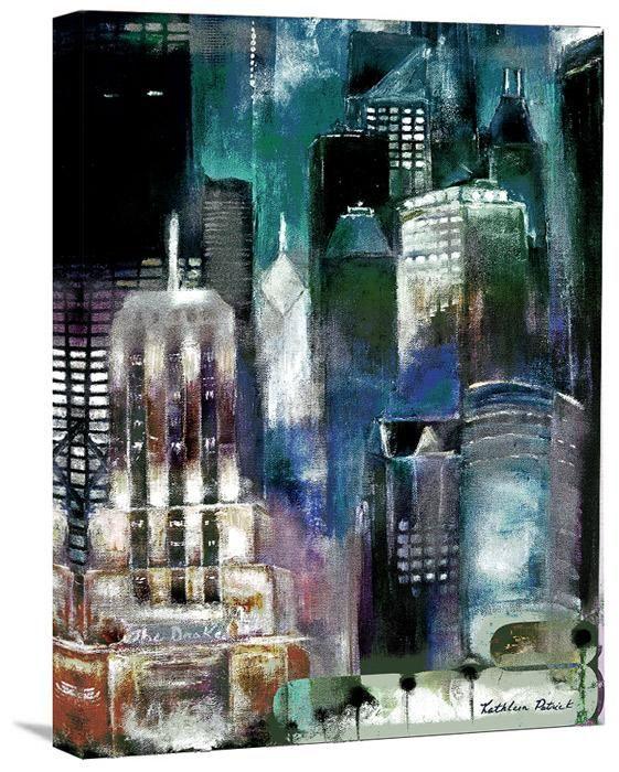 Chicago Skyline Canvas Art Print 