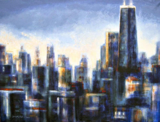 Chicago Skyline Canvas Art Print