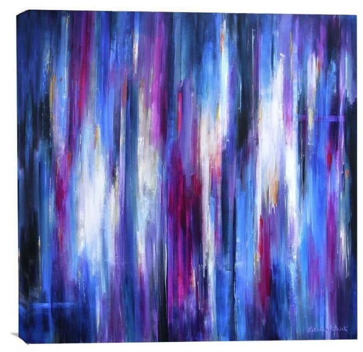 Abstract Canvas Print - "City Rhythms II" 