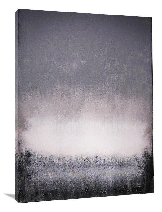 Abstract Art Painting Print - "In the Mist" - Chicago Skyline Art