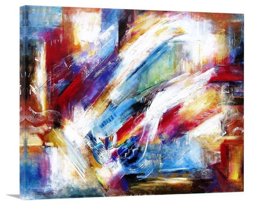 Canvas Art Print- "Urban Momentum" - Chicago Skyline Art