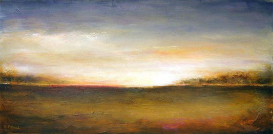 Landscape Print -"In the Evening Light" - Chicago Skyline Art