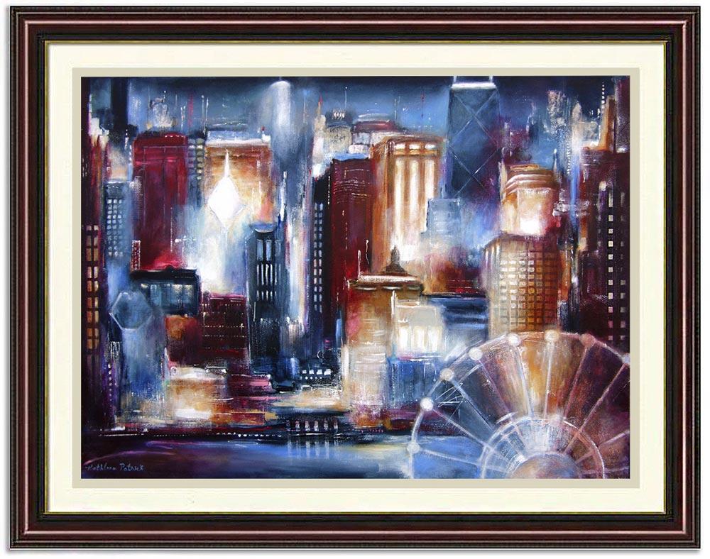 Chicago Skyline Framed Print  - "Chicago from the Lake" - Chicago Skyline Art