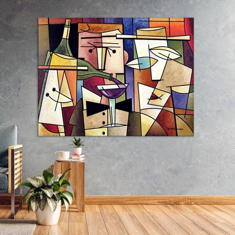 Wine Canvas Print "Cocktail Hour"